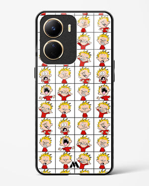 Calvin Making Faces Glass Case Phone Cover (Vivo)