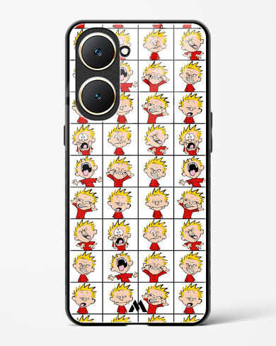 Calvin Making Faces Glass Case Phone Cover (Vivo)