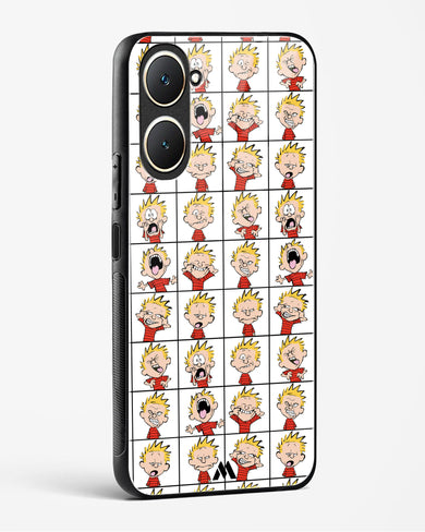 Calvin Making Faces Glass Case Phone Cover (Vivo)