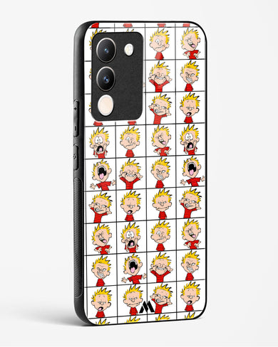 Calvin Making Faces Glass Case Phone Cover (Vivo)