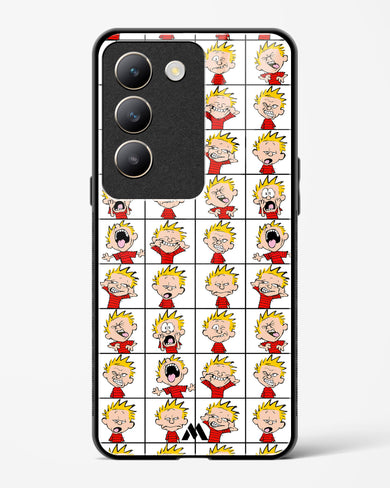 Calvin Making Faces Glass Case Phone Cover (Vivo)
