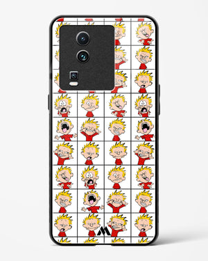 Calvin Making Faces Glass Case Phone Cover (Vivo)