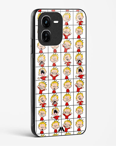 Calvin Making Faces Glass Case Phone Cover (Vivo)