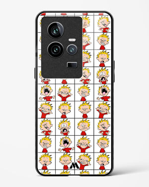 Calvin Making Faces Glass Case Phone Cover (Vivo)