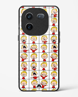 Calvin Making Faces Glass Case Phone Cover (Vivo)
