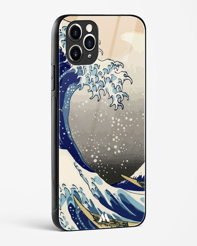 The Great Wave At Kanagawa Glass Case Phone Cover (Apple)