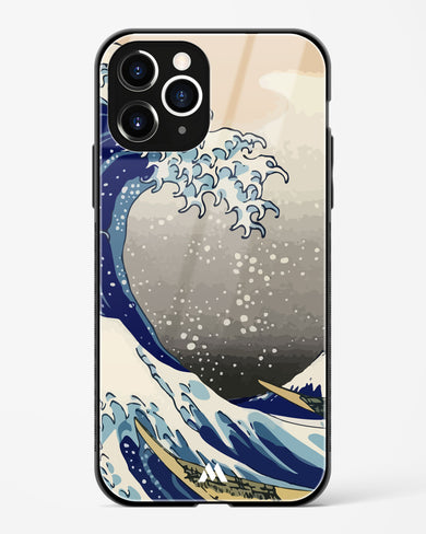 The Great Wave At Kanagawa Glass Case Phone Cover (Apple)