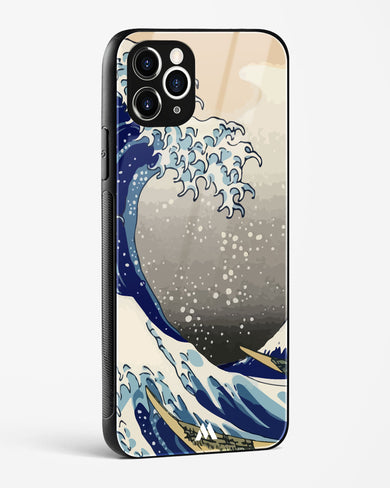 The Great Wave At Kanagawa Glass Case Phone Cover (Apple)