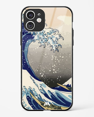 The Great Wave At Kanagawa Glass Case Phone Cover (Apple)