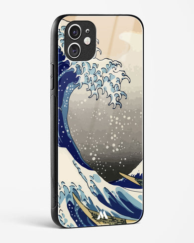 The Great Wave At Kanagawa Glass Case Phone Cover (Apple)