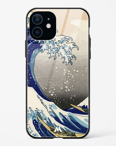 The Great Wave At Kanagawa Glass Case Phone Cover (Apple)