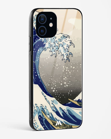 The Great Wave At Kanagawa Glass Case Phone Cover (Apple)