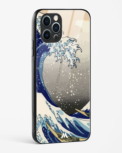 The Great Wave At Kanagawa Glass Case Phone Cover (Apple)