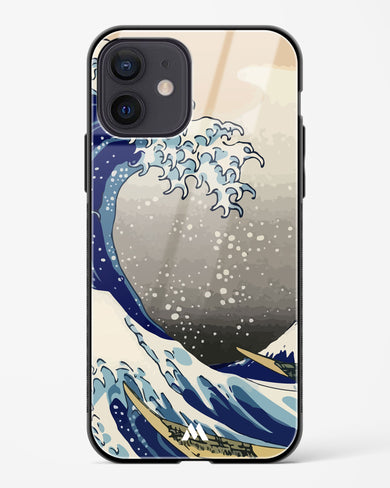 The Great Wave At Kanagawa Glass Case Phone Cover (Apple)