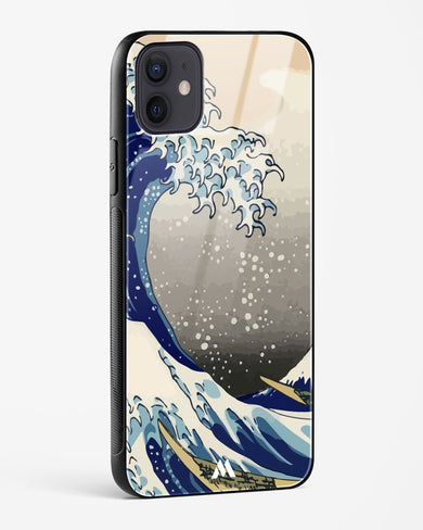 The Great Wave At Kanagawa Glass Case Phone Cover (Apple)