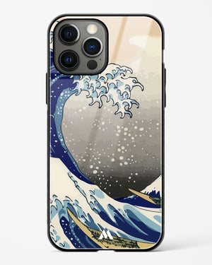 The Great Wave At Kanagawa Glass Case Phone Cover (Apple)