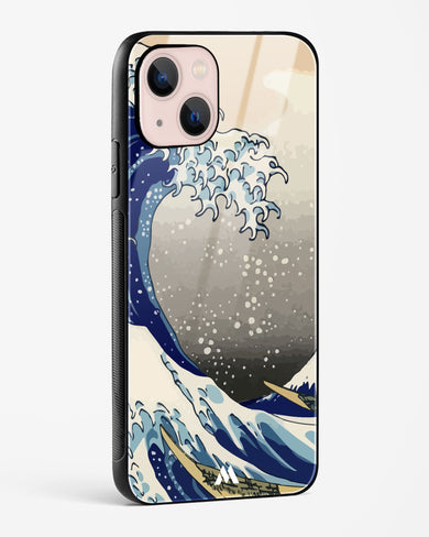 The Great Wave At Kanagawa Glass Case Phone Cover (Apple)