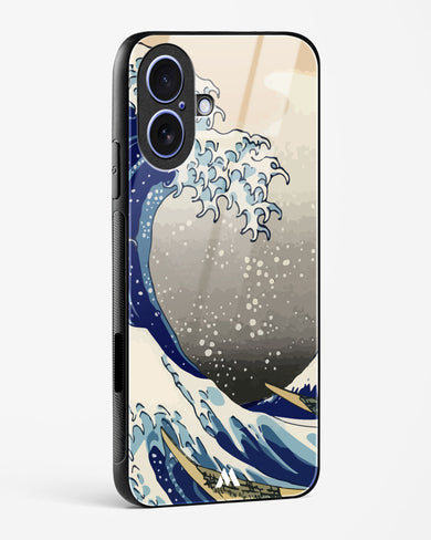 The Great Wave At Kanagawa Glass Case Phone Cover (Apple)