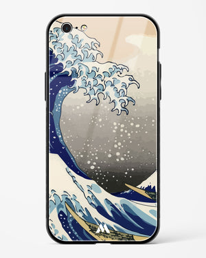 The Great Wave At Kanagawa Glass Case Phone Cover (Apple)