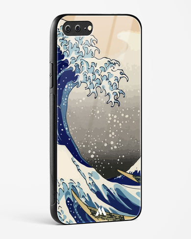 The Great Wave At Kanagawa Glass Case Phone Cover (Apple)