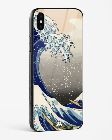 The Great Wave At Kanagawa Glass Case Phone Cover (Apple)
