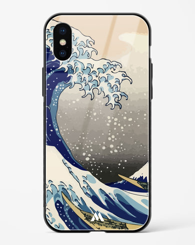 The Great Wave At Kanagawa Glass Case Phone Cover (Apple)