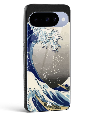 The Great Wave At Kanagawa Glass Case Phone Cover (Google)