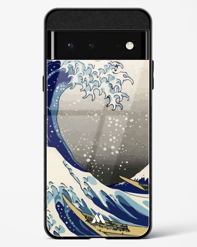 The Great Wave At Kanagawa Glass Case Phone Cover (Google)