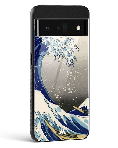 The Great Wave At Kanagawa Glass Case Phone Cover (Google)