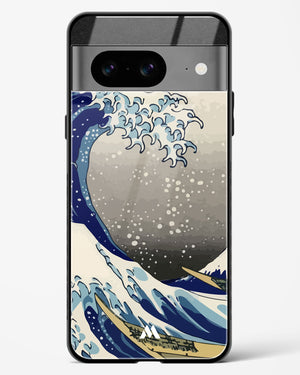 The Great Wave At Kanagawa Glass Case Phone Cover (Google)