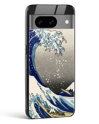 The Great Wave At Kanagawa Glass Case Phone Cover (Google)