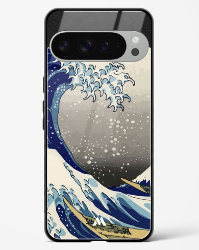 The Great Wave At Kanagawa Glass Case Phone Cover (Google)