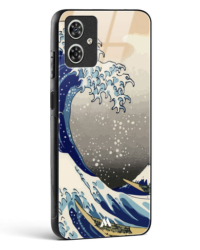 The Great Wave At Kanagawa Glass Case Phone Cover (Motorola)