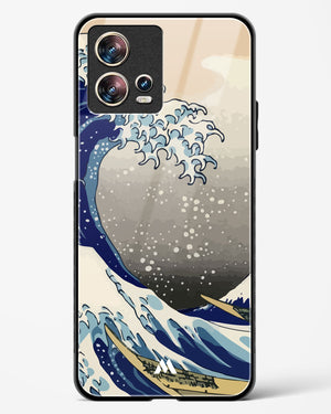 The Great Wave At Kanagawa Glass Case Phone Cover (Motorola)