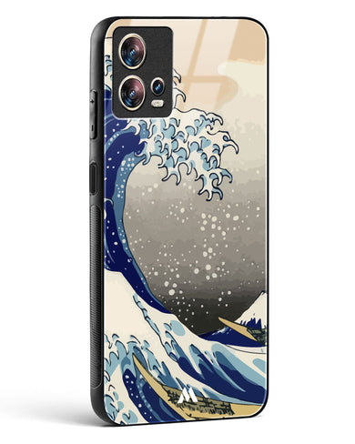 The Great Wave At Kanagawa Glass Case Phone Cover (Motorola)