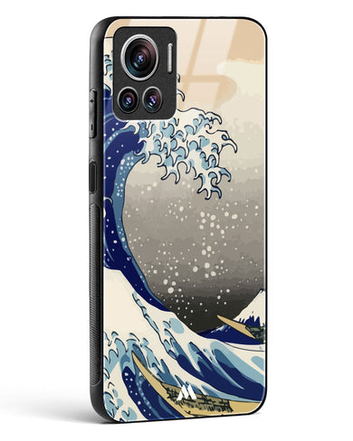 The Great Wave At Kanagawa Glass Case Phone Cover-(Motorola)