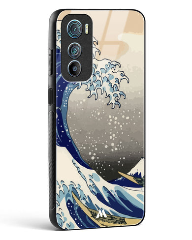 The Great Wave At Kanagawa Glass Case Phone Cover (Motorola)