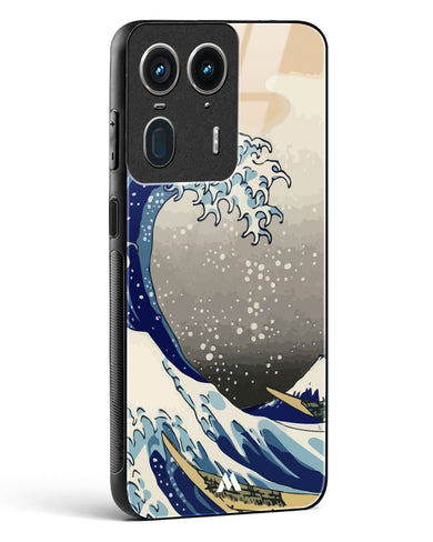 The Great Wave At Kanagawa Glass Case Phone Cover (Motorola)