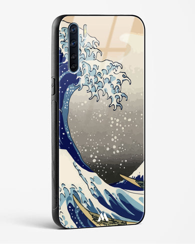 The Great Wave At Kanagawa Glass Case Phone Cover (Oppo)