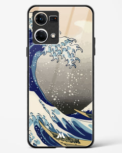 The Great Wave At Kanagawa Glass Case Phone Cover (Oppo)