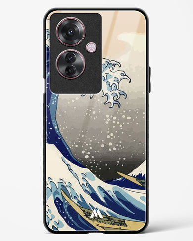 The Great Wave At Kanagawa Glass Case Phone Cover (Oppo)