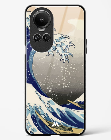 The Great Wave At Kanagawa Glass Case Phone Cover (Oppo)