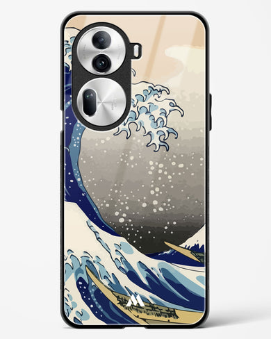 The Great Wave At Kanagawa Glass Case Phone Cover (Oppo)