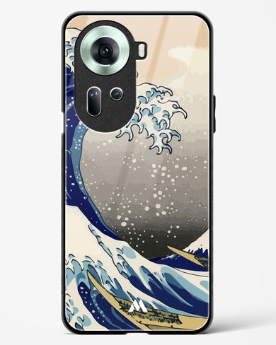 The Great Wave At Kanagawa Glass Case Phone Cover (Oppo)