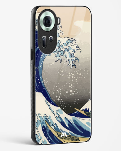 The Great Wave At Kanagawa Glass Case Phone Cover (Oppo)