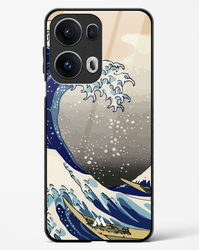 The Great Wave At Kanagawa Glass Case Phone Cover (Oppo)