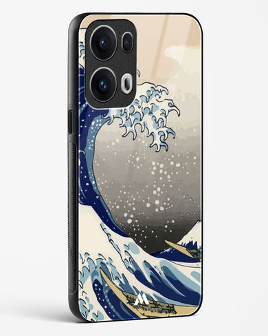 The Great Wave At Kanagawa Glass Case Phone Cover (Oppo)