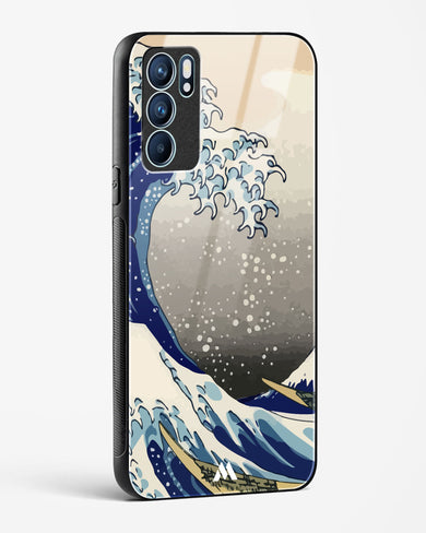 The Great Wave At Kanagawa Glass Case Phone Cover (Oppo)