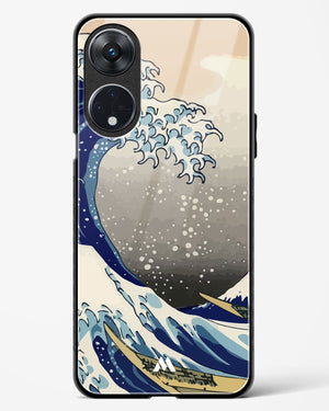 The Great Wave At Kanagawa Glass Case Phone Cover-(Oppo)
