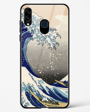 The Great Wave At Kanagawa Glass Case Phone Cover-(Samsung)